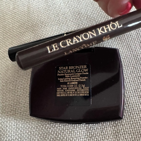 Lancome mascara + blush / bronzer + eye pencil set x3 - Picture 4 of 6